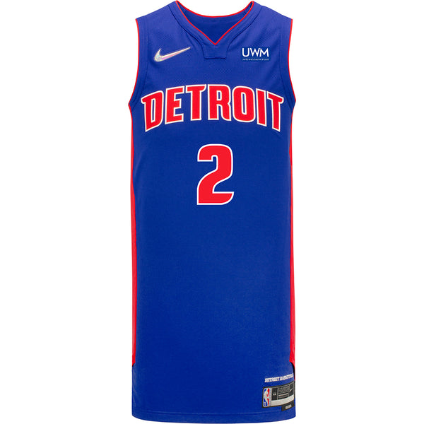 Cade Cunningham Nike Authentic Icon Jersey in Blue - Front View