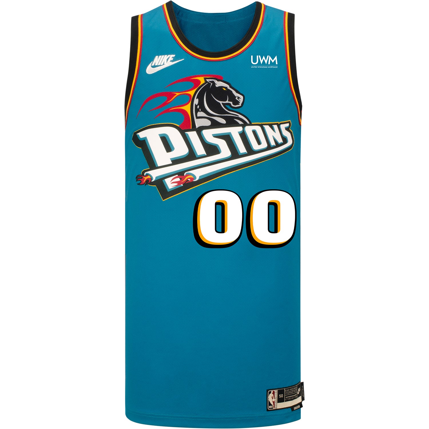 Personalized Nike Hardwood Classic Detroit Pistons Swingman Jersey - 2022-23