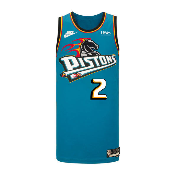 Cade Cunningham Nike Youth Hardwood Classic Swingman Jersey in Blue - Front View