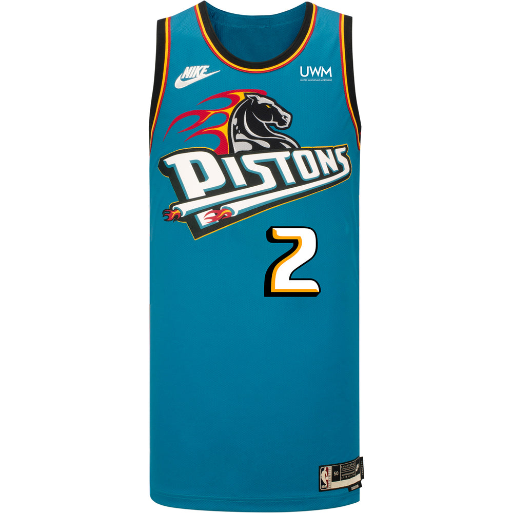 Jaden Ivey Autographed Blue Detroit Pistons Swingman Jersey ~Open