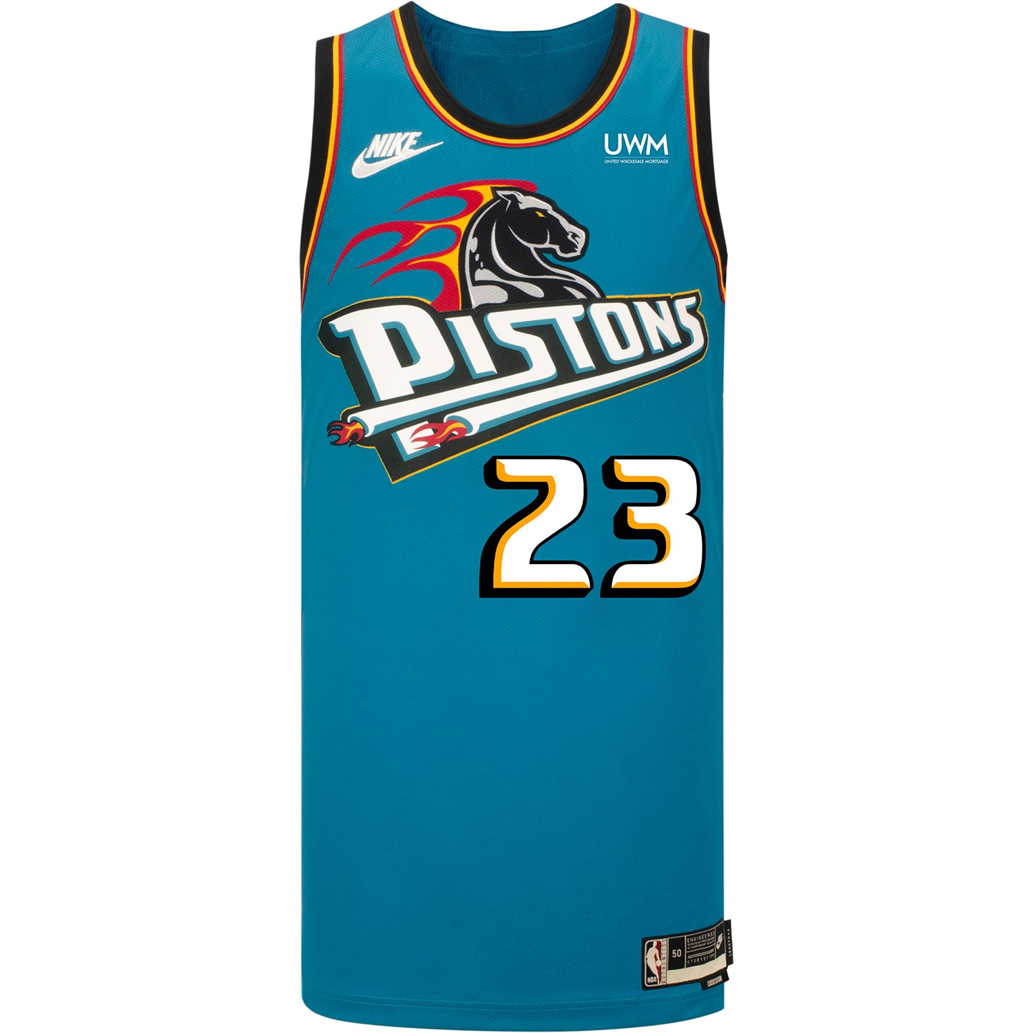 Detroit Pistons Jaden Ivey 2022-23 Teal Jersey