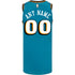 Detroit Pistons Personalized Nike Hardwood Classic Swingman Jersey in Blue - Back View