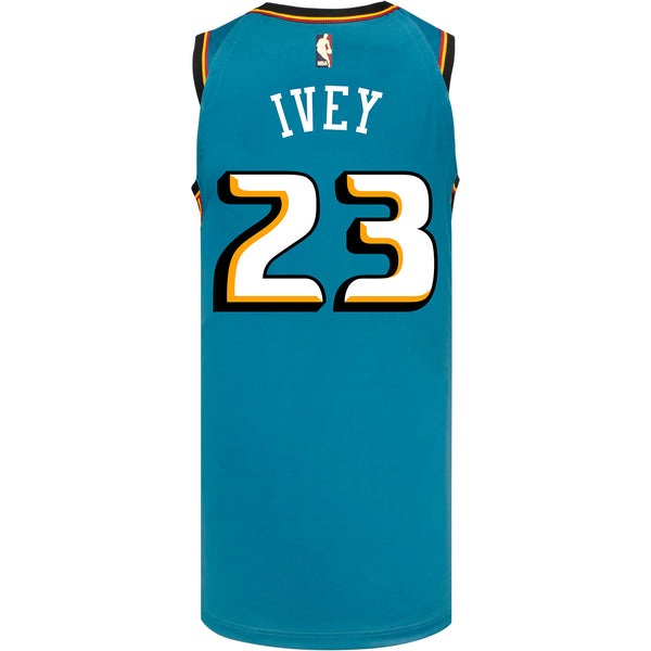 Jaden Ivey Nike Hardwood Classic Swingman Jersey in Blue - Back View