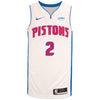 Cade Cunningham Nike Association Swingman Jersey in White - Front View