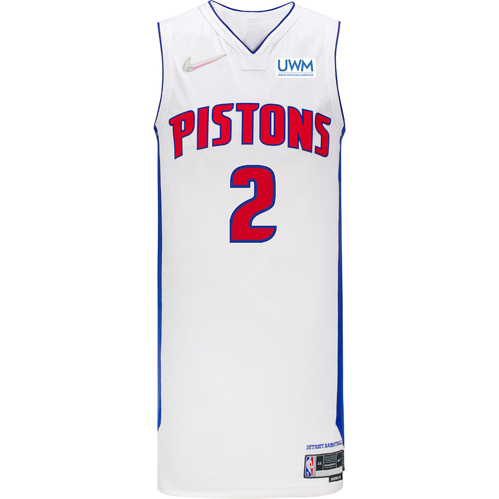 Cade Cunningham Detroit Pistons Autographed Nike White Association Swingman  Jersey with 2021 #1 Draft Pick Inscription