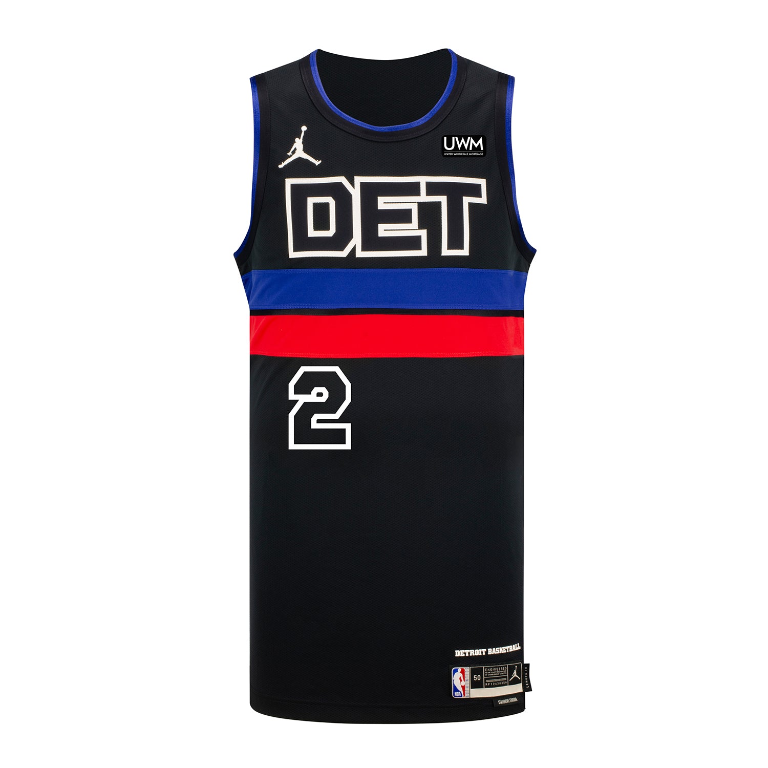 Nike Youth 2022-23 City Edition Detroit Pistons Cade Cunningham #2