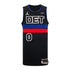 Jalen Duren Jordan Brand Youth Statement 22-23 Swingman Jersey in Black - Front View