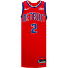 Cade Cunningham Nike Authentic Remix Jersey in Red - Front View