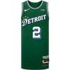 Cade Cunningham Nike City Edition 22-23 Swingman Jersey in Green - Front View