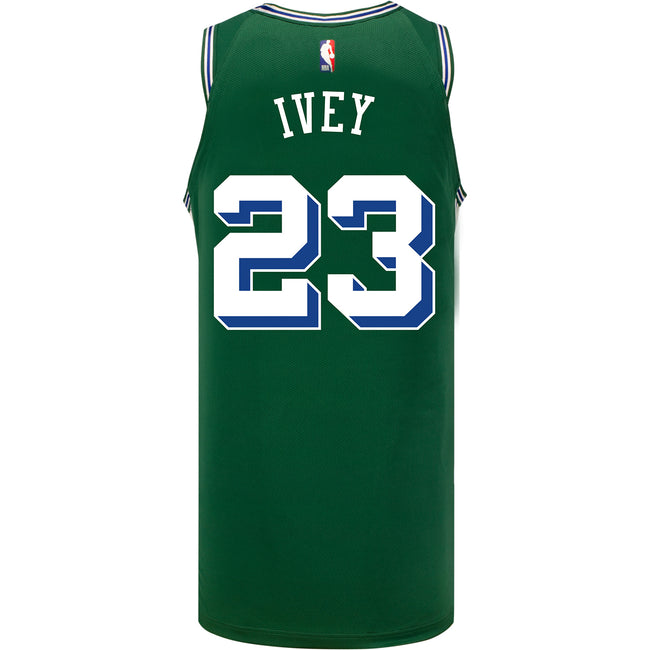 jaden ivey teal pistons jersey