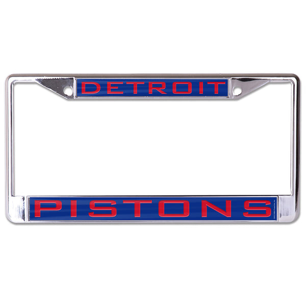 Detroit Pistons License Plate Frame - Front View