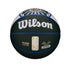 Wilson Pistons 2022-2023 City Edition Collector's Basketball in Black - Front View