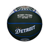 Wilson Pistons 2022-2023 City Edition Collector's Basketball in Black - Side View