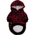 FreshPawz Pistons Hoodie in Red/Black - Front View
