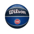 Wilson Pistons Tribute Basketball in Blue - Front View