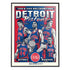 Detroit Pistons Framed Bad Boys Poster - Front View