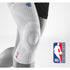 Sports Knee Support NBA in White - Front View