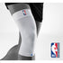 Sports Compression Knee Support NBA with Team Editions in White - Front View