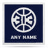 Detroit Pistons 313 Felt Wall Décor in Navy - Front View