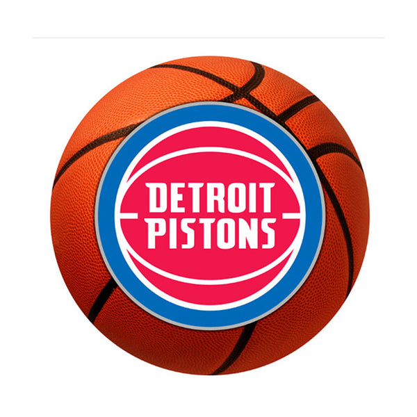 Pistons Basketball Mat - Front View