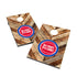 Detroit Pistons 2x3 Cornhole Bag Toss in Brown - Top View
