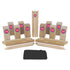 Detroit Pistons Kubb Viking Chess in Brown - Front View