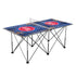 Detroit Pistons Pop Up Table Tennis 6ft Weathered Design in Blue - Front View
