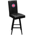 Dream Seat Swivel Bar Stool 2000 Detroit Pistons Logo in Black - Front View
