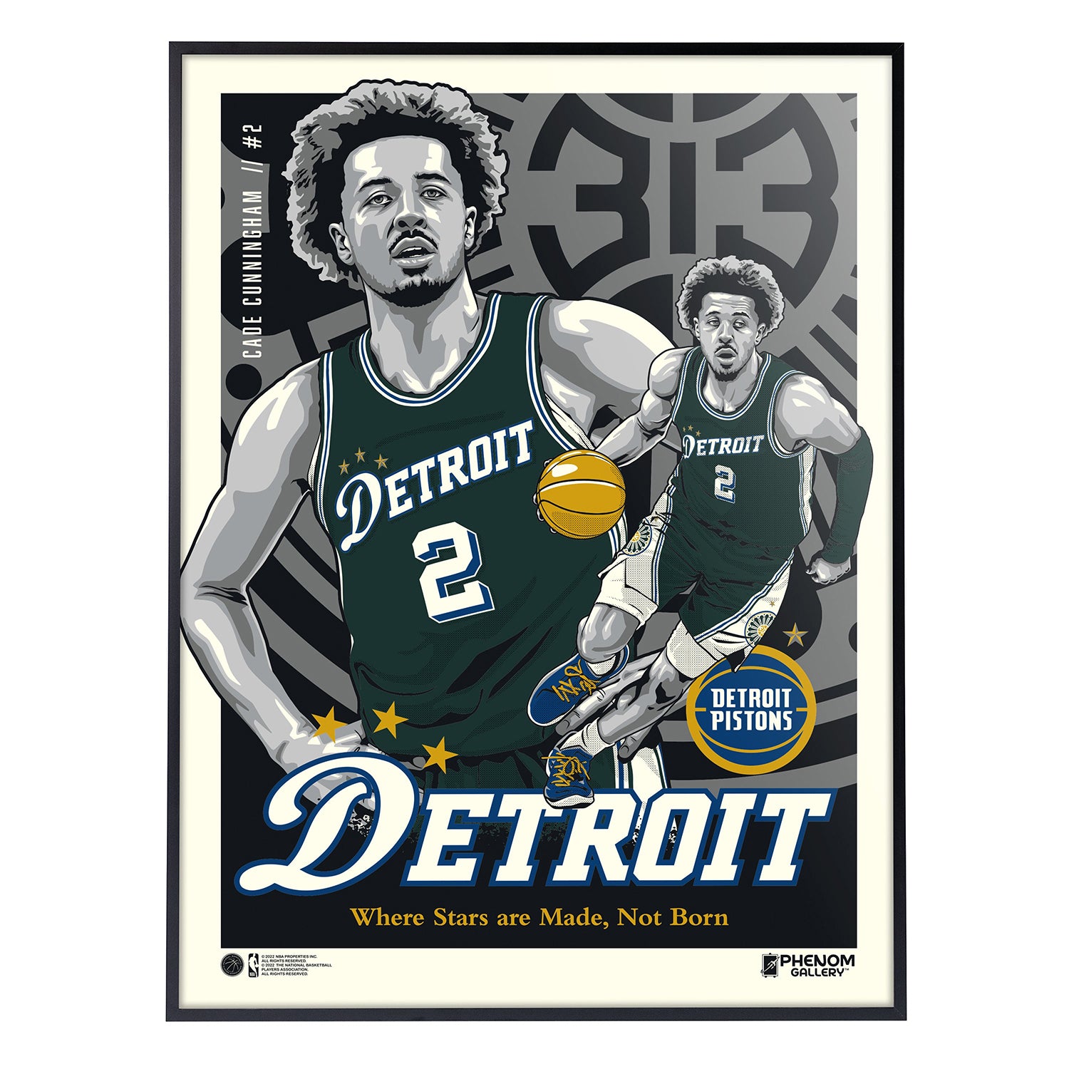 Detroit Pistons Jaden Ivey 2022-23 City Edition Jersey Green