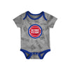 Infant Outerstuff Pistons Onesie in Gray - Front View