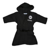 Infant Detroit Pistons Black Personalized DET Robe