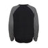Youth Outerstuff Pistons Crewneck Sweatshirt in Black and Gray - Back View