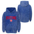 Youth Detroit Pistons Back to Back Hood in Blue - Front/Back View
