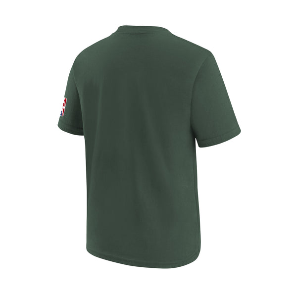 Pistons 2022-23 City Edition Youth Tee in Green - Back View
