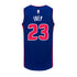 2022 Jaden Ivey Youth Nike Icon Swingman Jersey in Blue - Back View