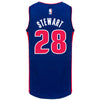 Isaiah Stewart Nike Icon Swingman Jersey in navy - Back View