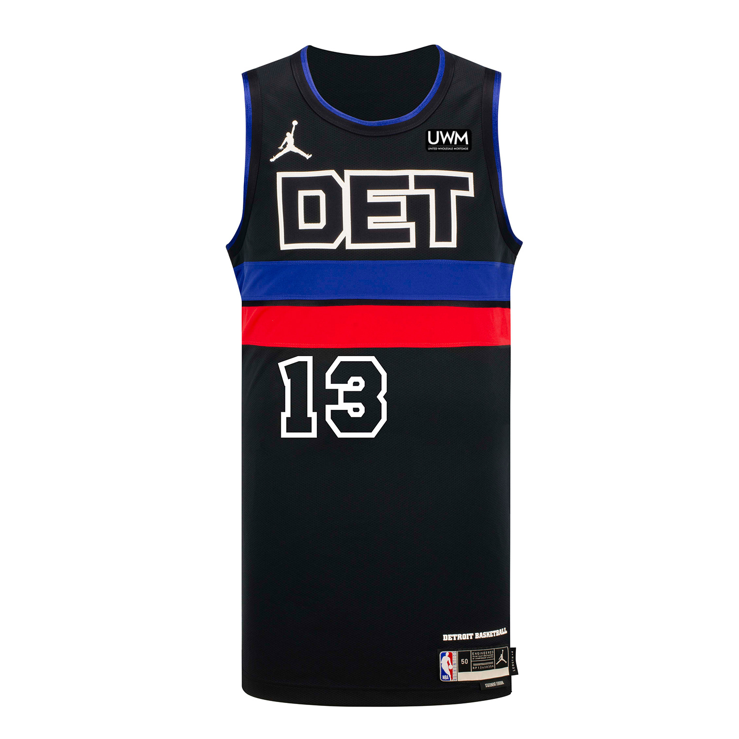 Nike James Wiseman Jordan Brand Statement Detroit Pistons Swingman Jersey - 2022-23 / 3X-Large